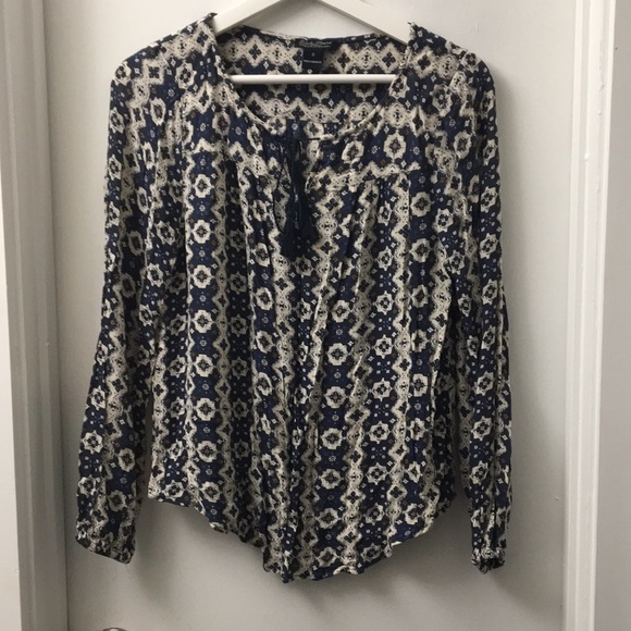 Lucky Brand Tops - Lucky Brand Long Sleeve Blouse
